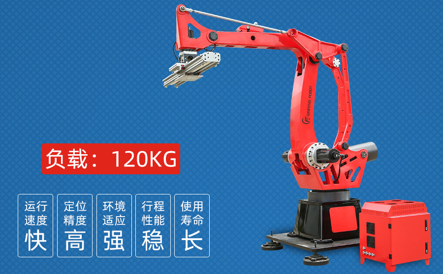 120KG四/五軸沖壓機器人(帶橫移軸) 120KG四/五軸沖壓機器人(帶橫移軸)